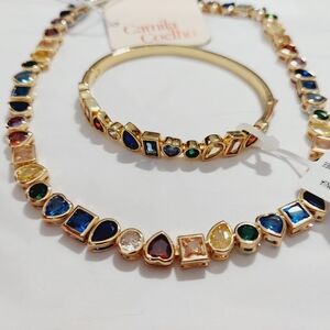 NWT Camila Coelho  Bracelet And Necklace Set